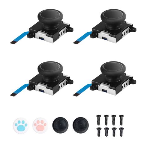 078682 thumb joystick|Joycon Joystick Replacement 4 Pack, Replacement Joystick Analog Th.